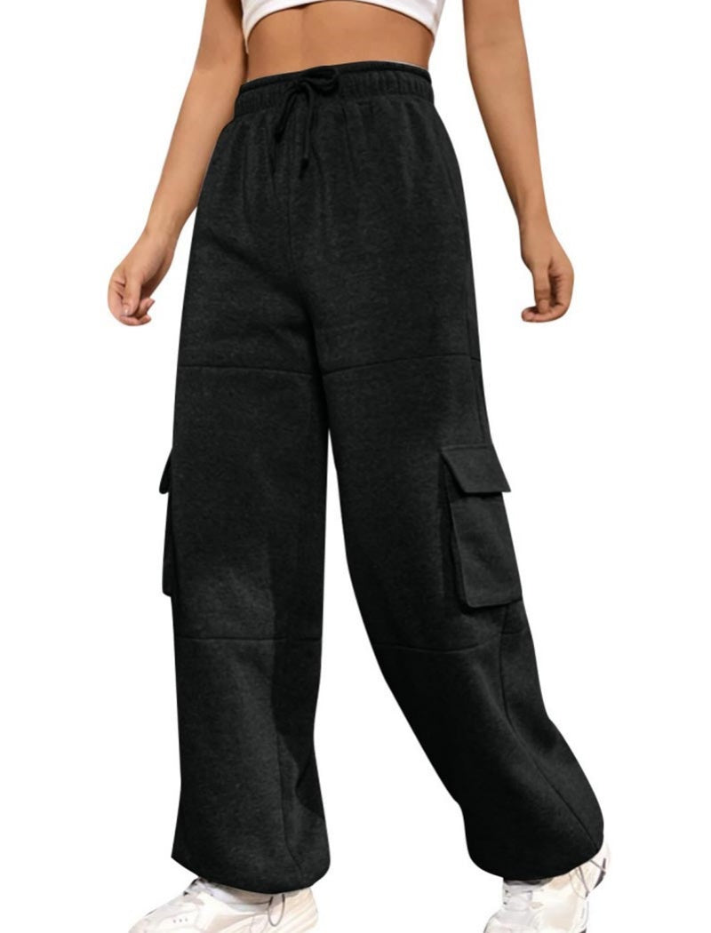 Wide-Leg Cargo Pants