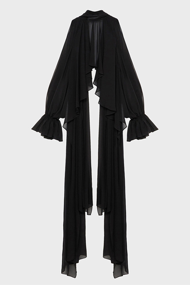 Dramatic Flowing Sleeve Blouse