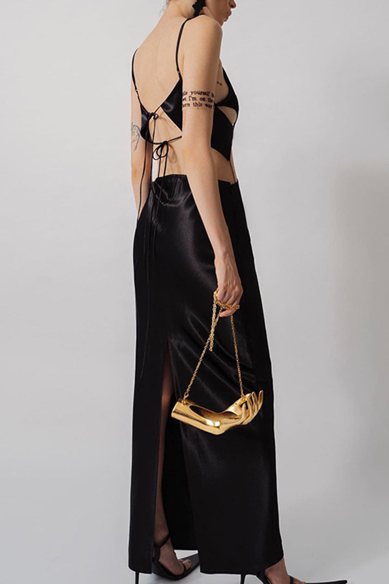 Chic Cutout Evening Sundress