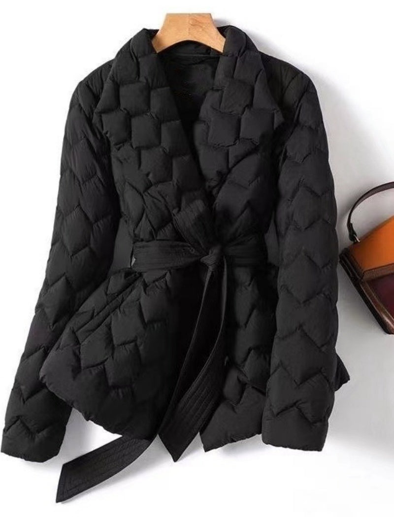Belted Quilted Jacket