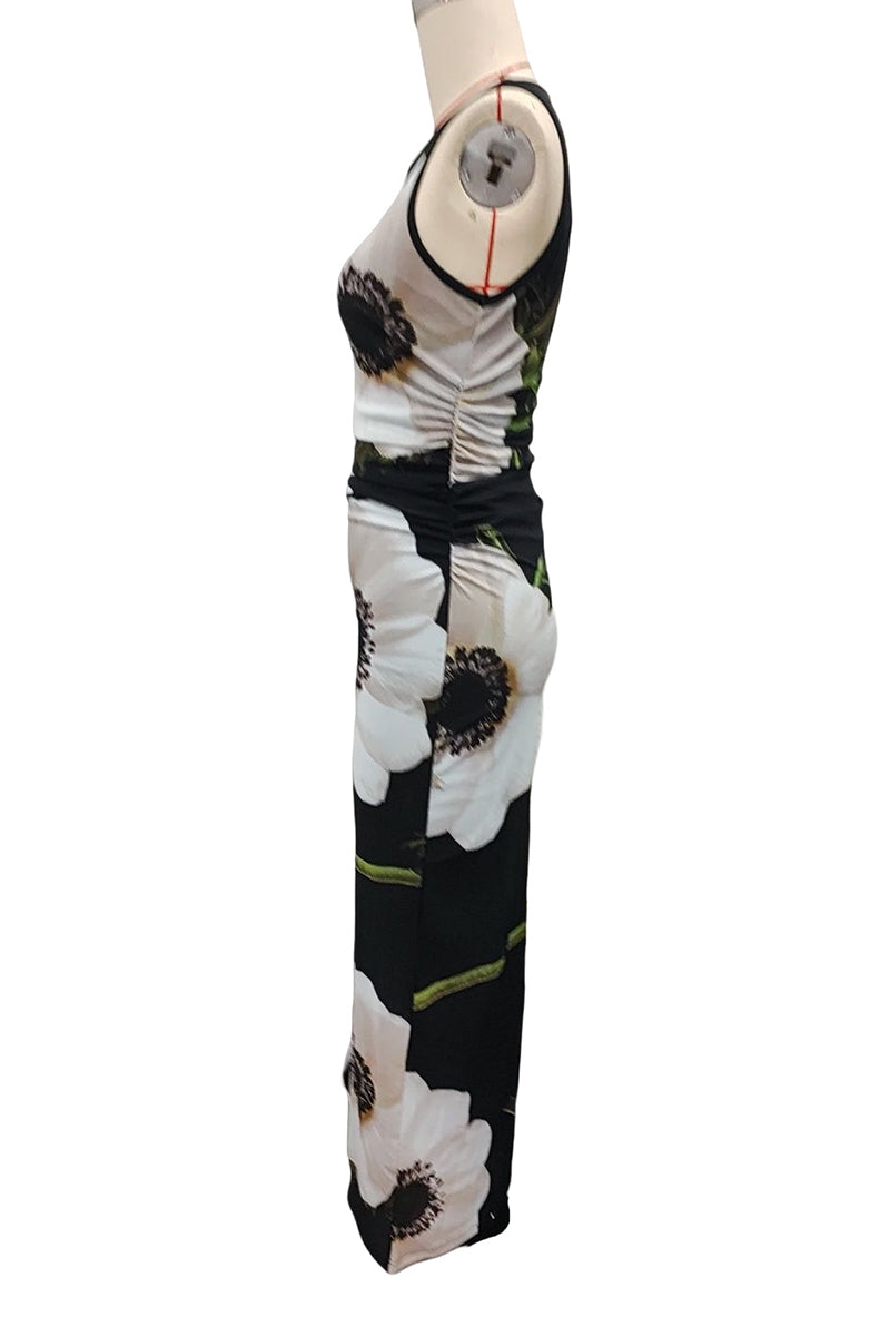 Floral Maxi Casual Dress