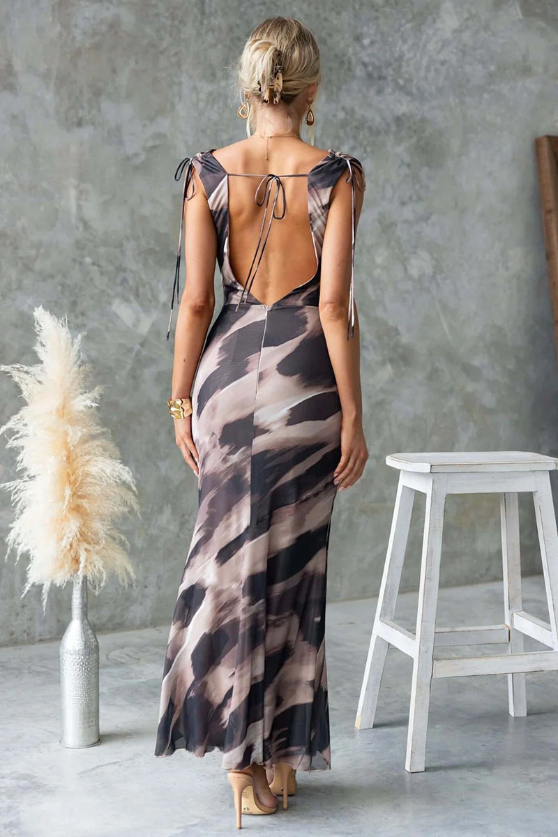 Floral Print Maxi Sundress