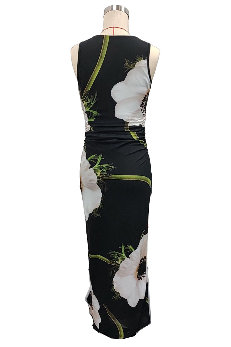Floral Maxi Casual Dress
