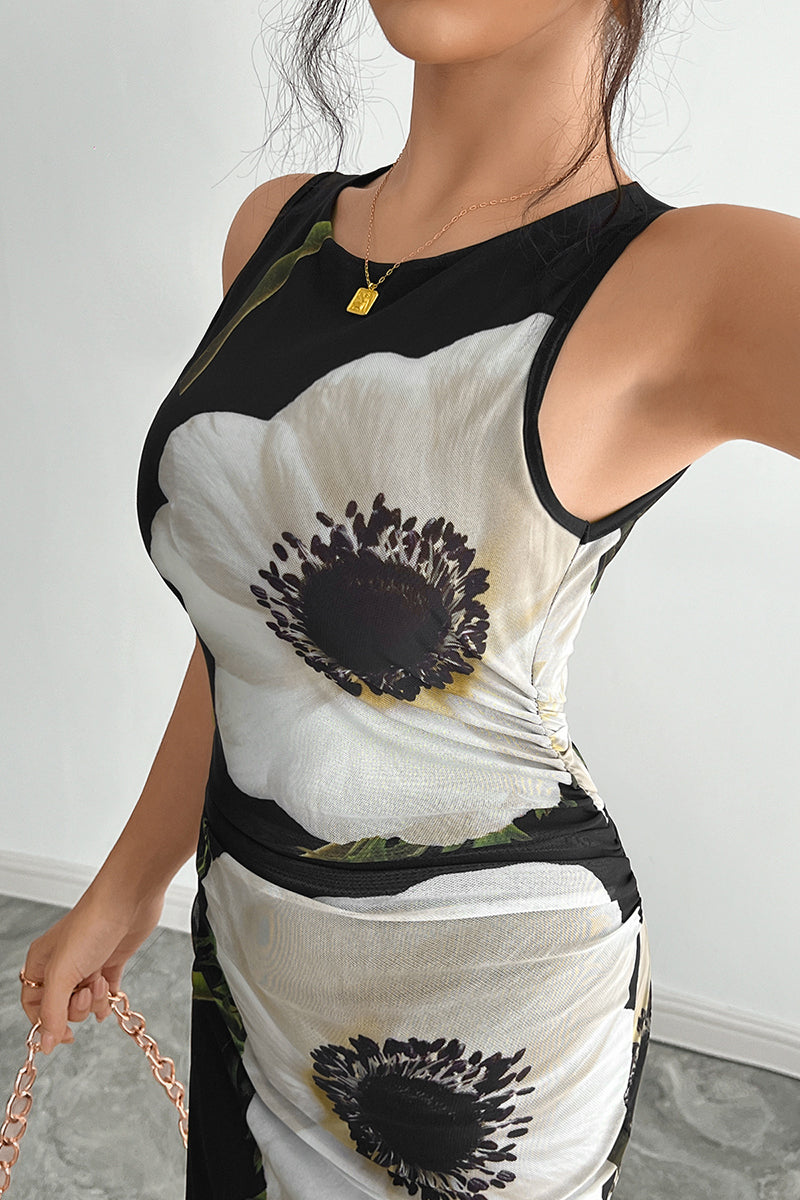 Floral Maxi Casual Dress