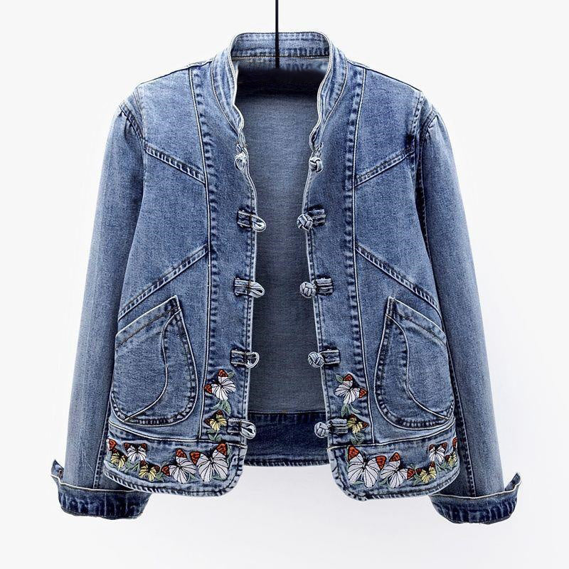 Button-Up Denim Jacket