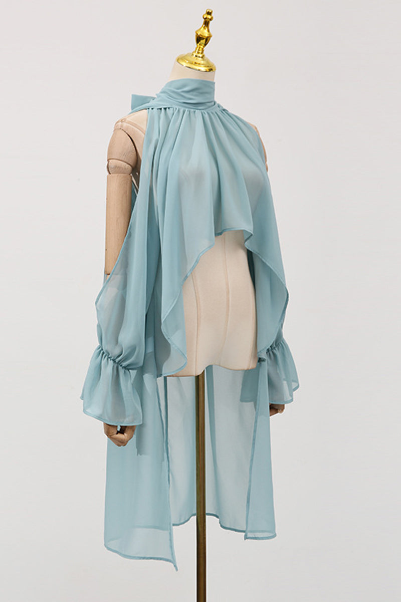 Dramatic Flowing Sleeve Blouse