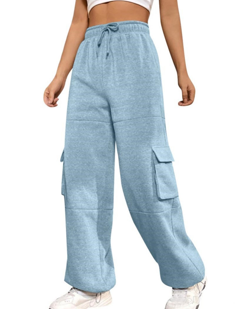 Wide-Leg Cargo Pants