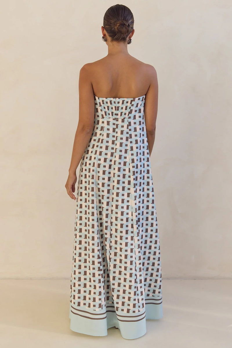 Strapless Flowy Sundress