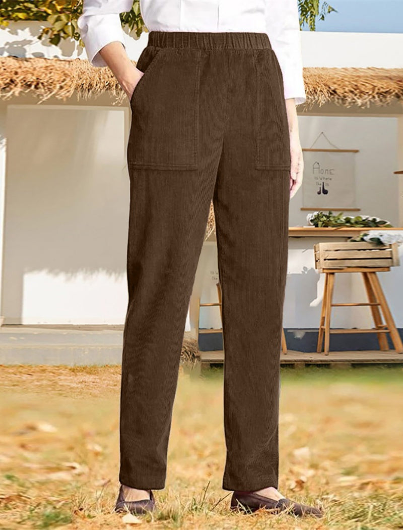 High-Waist Pocketed Pants