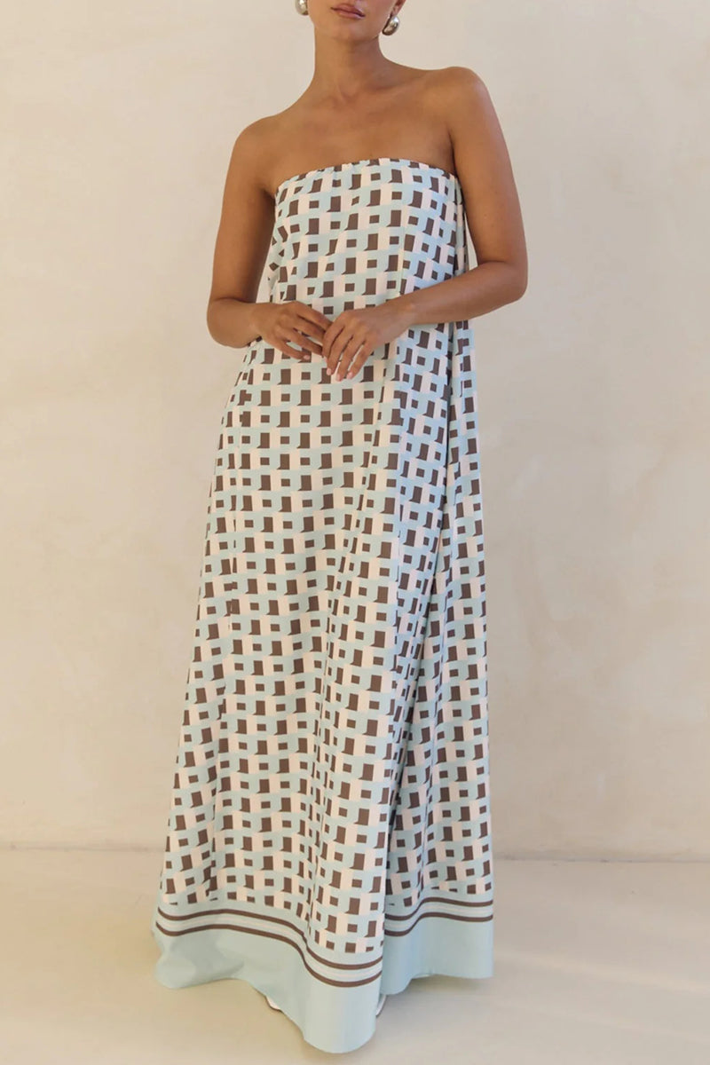 Strapless Flowy Sundress