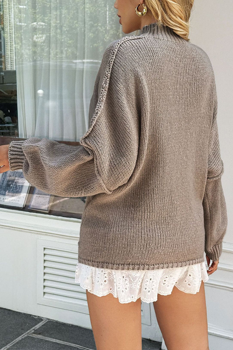 Relaxed Fit Cozy Knit Sweater