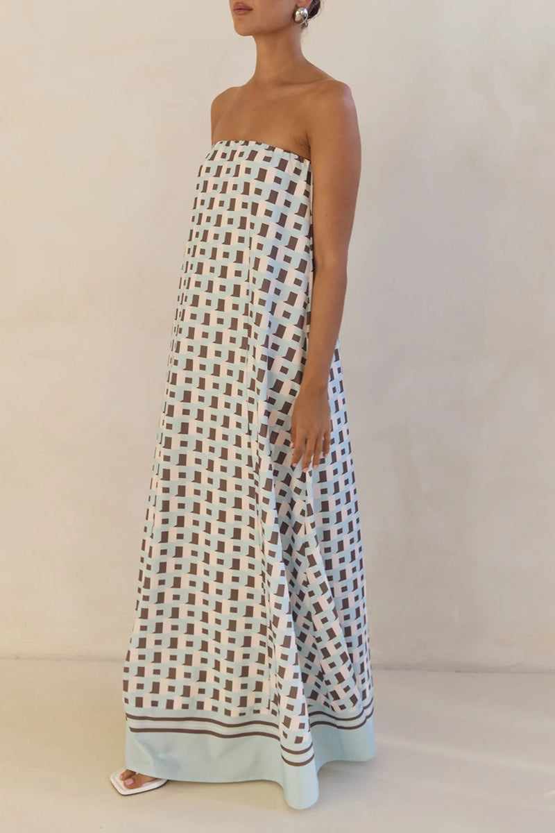 Strapless Flowy Sundress