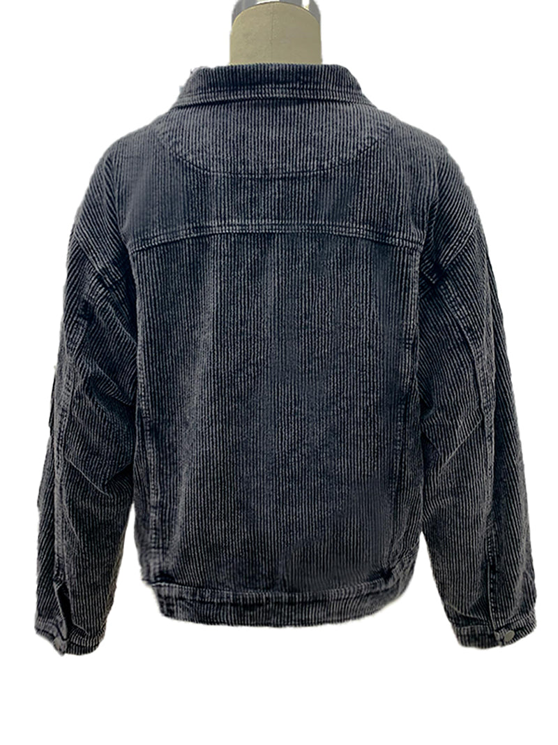 Cropped Corduroy Jacket