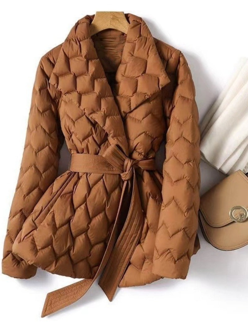 Belted Quilted Jacket