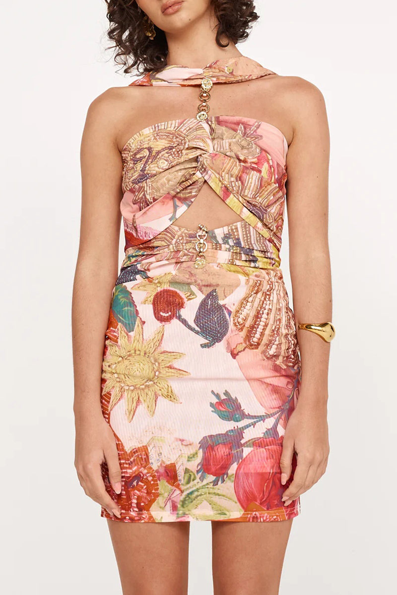 Artistic Cutout Design Casual Dress