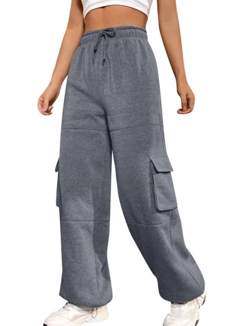 Wide-Leg Cargo Pants
