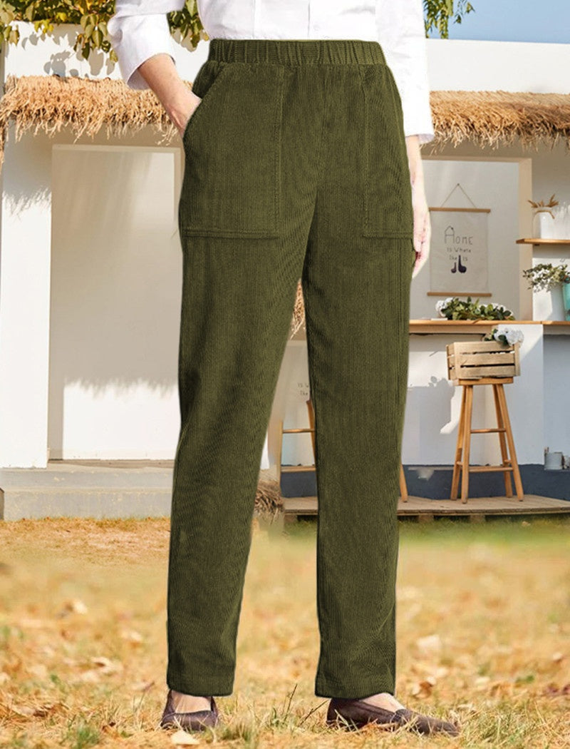 High-Waist Pocketed Pants