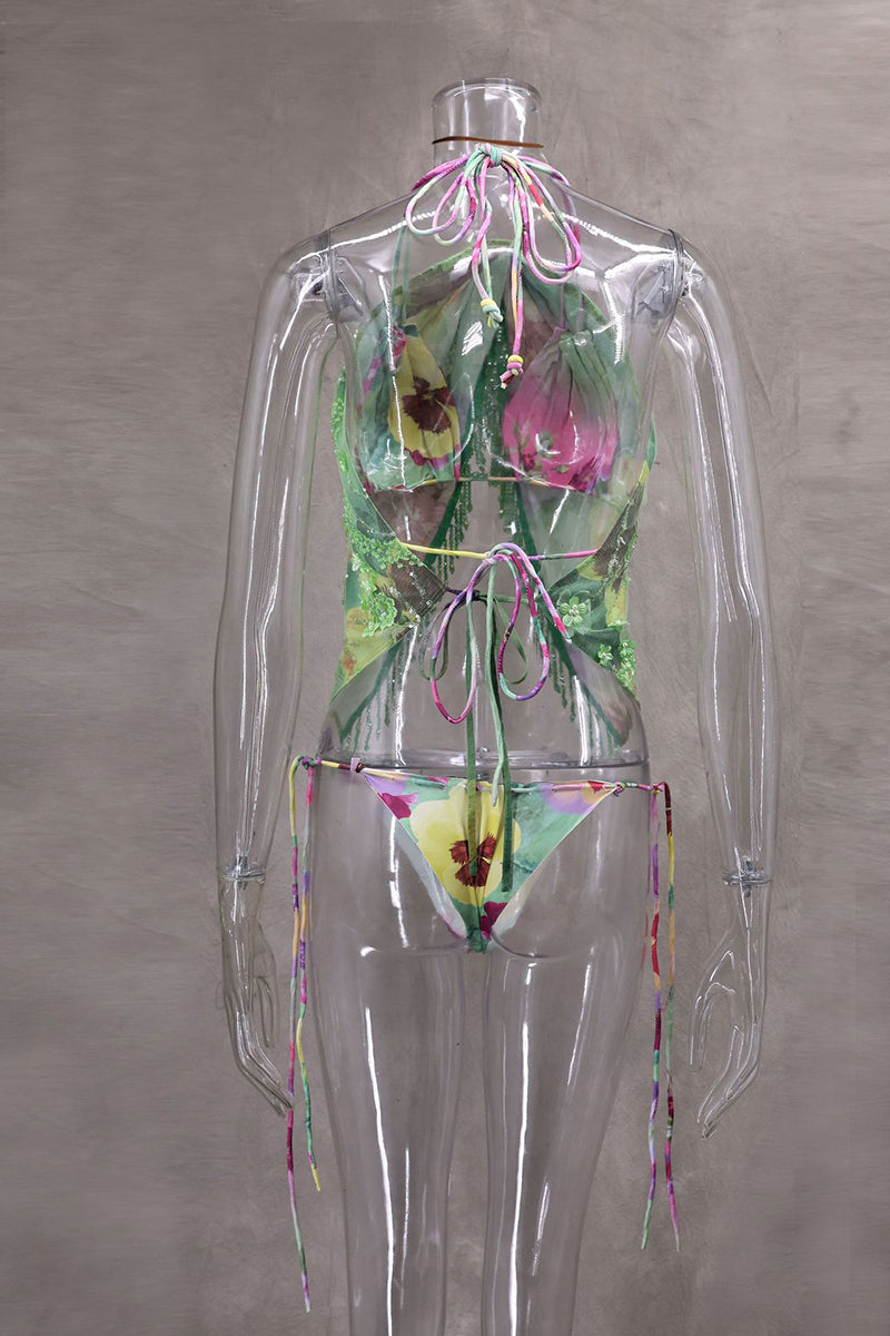 Tropical Triangle Bikini Set