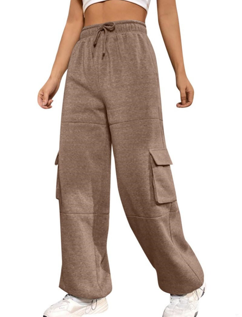 Wide-Leg Cargo Pants