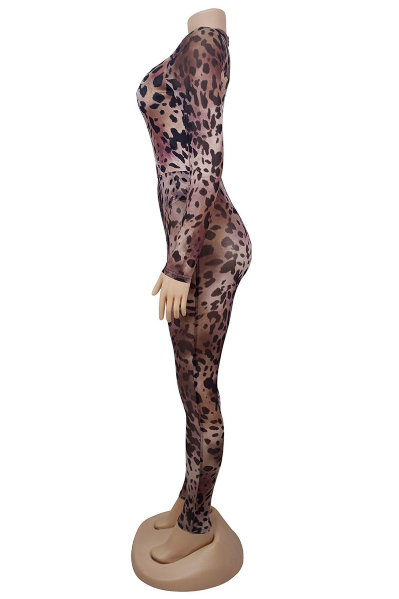 Fierce Animal Print Jumpsuit