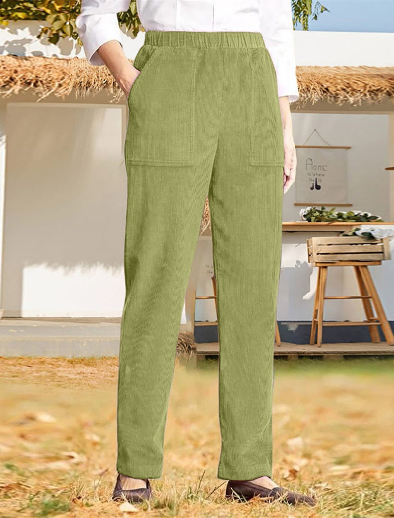 High-Waist Pocketed Pants