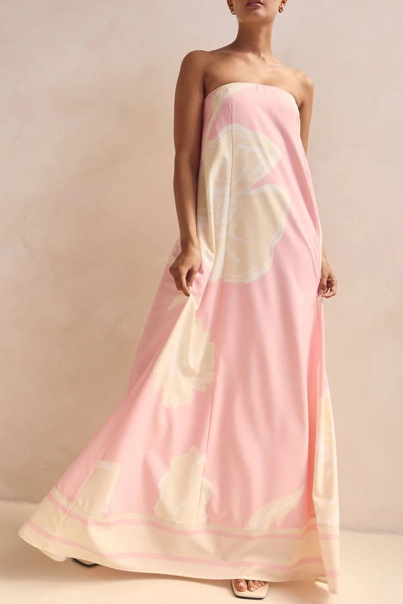 Strapless Flowy Sundress