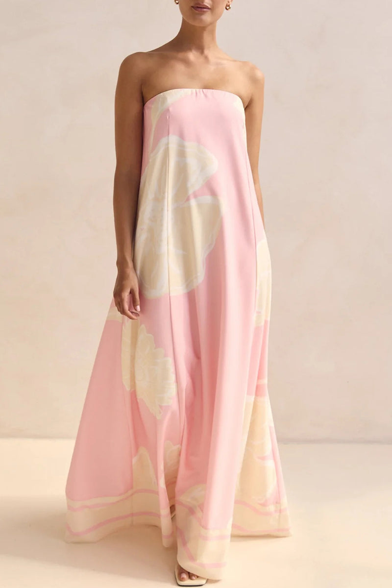 Strapless Flowy Sundress