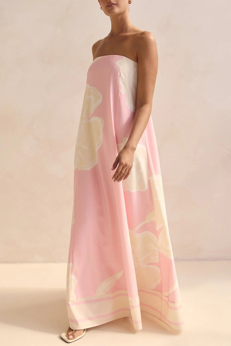 Strapless Flowy Sundress