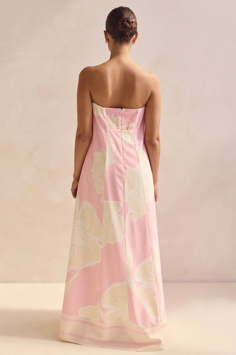 Strapless Flowy Sundress