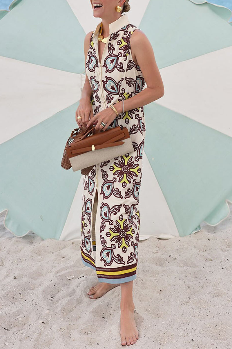 Beachside Paisley Sundress