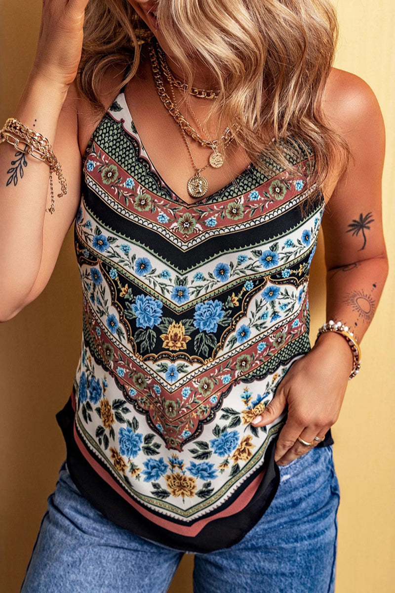 Bohemian Print Tank Top