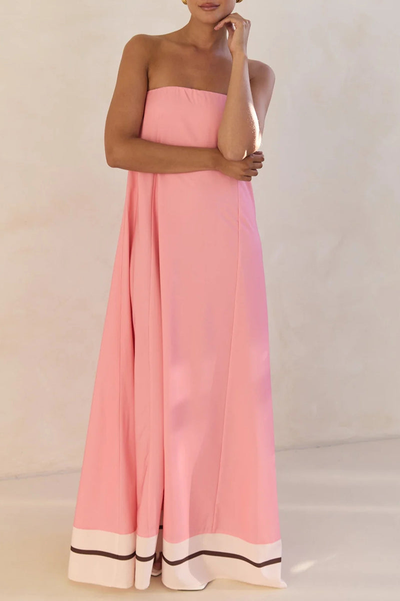 Strapless Flowy Sundress