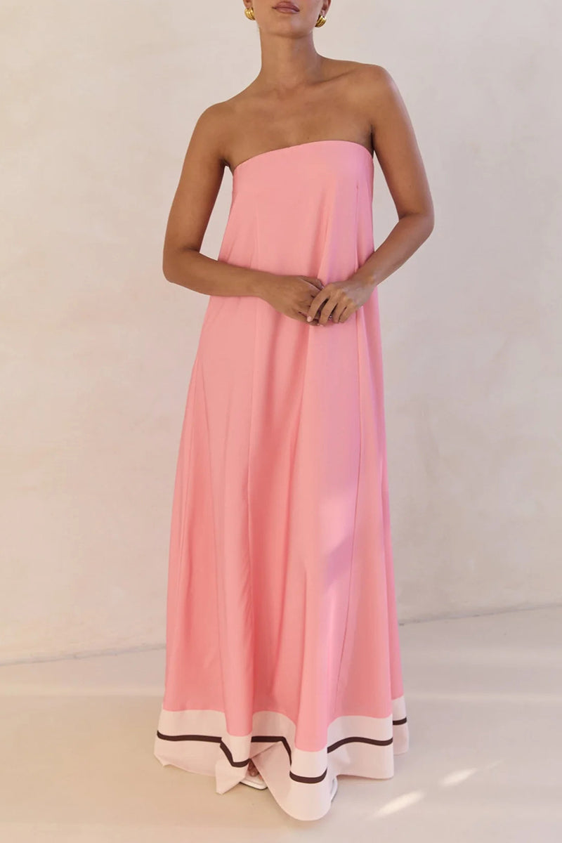 Strapless Flowy Sundress