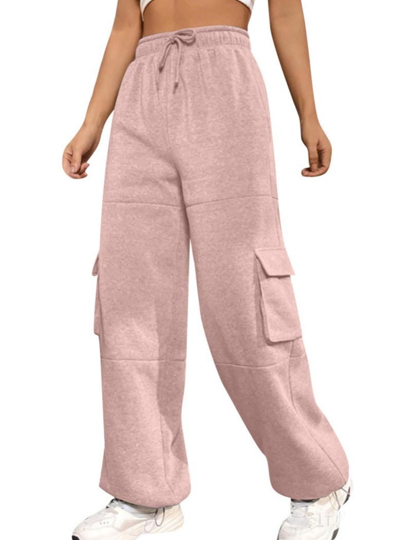 Wide-Leg Cargo Pants