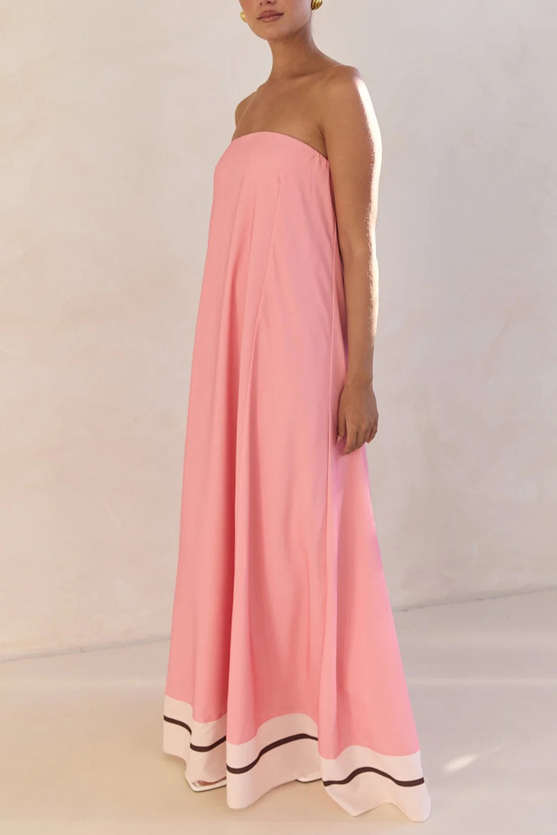 Strapless Flowy Sundress