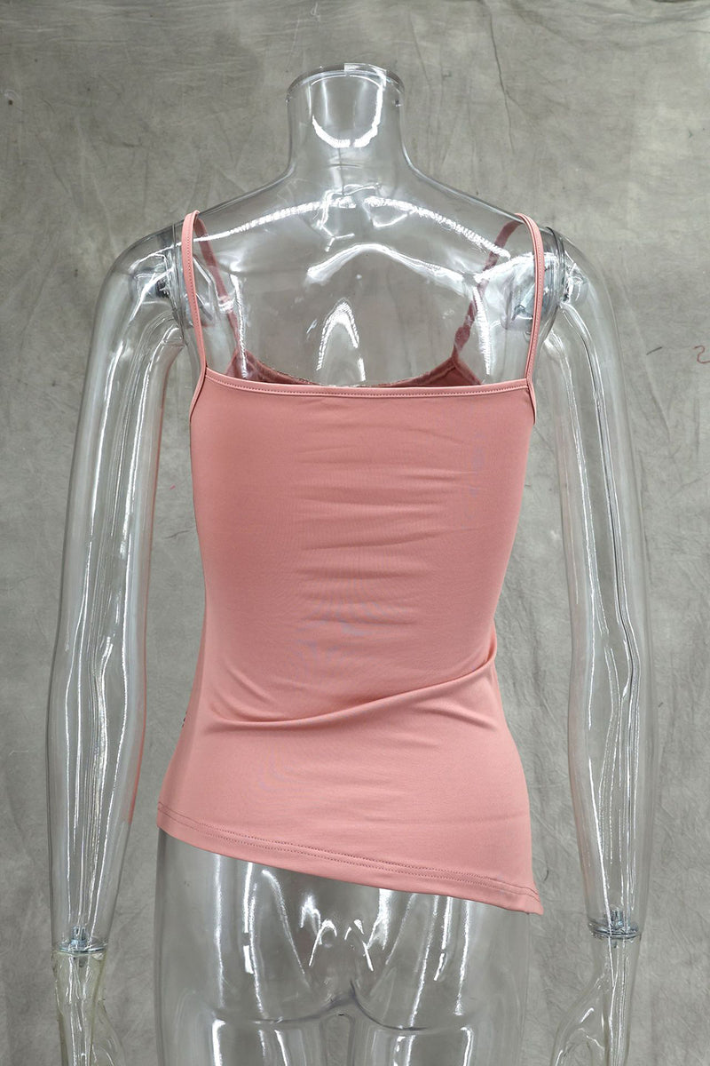 Embellished Sleeveless Tank Top