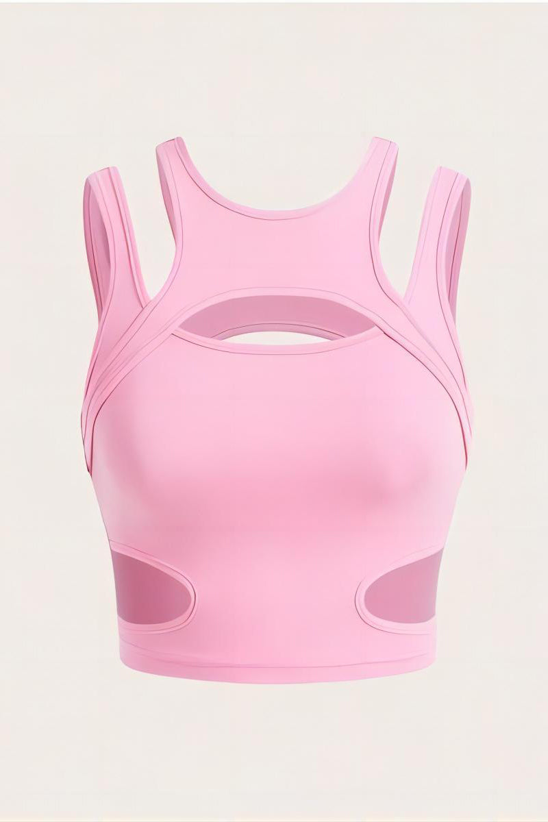 Cut-Out Design Tank Top