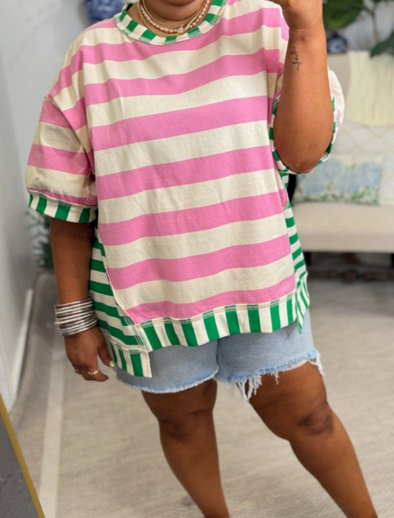 Patriotic Striped Tee