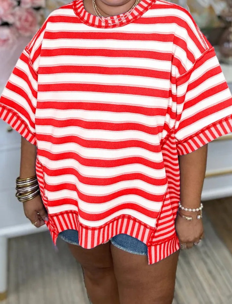 Patriotic Striped Tee