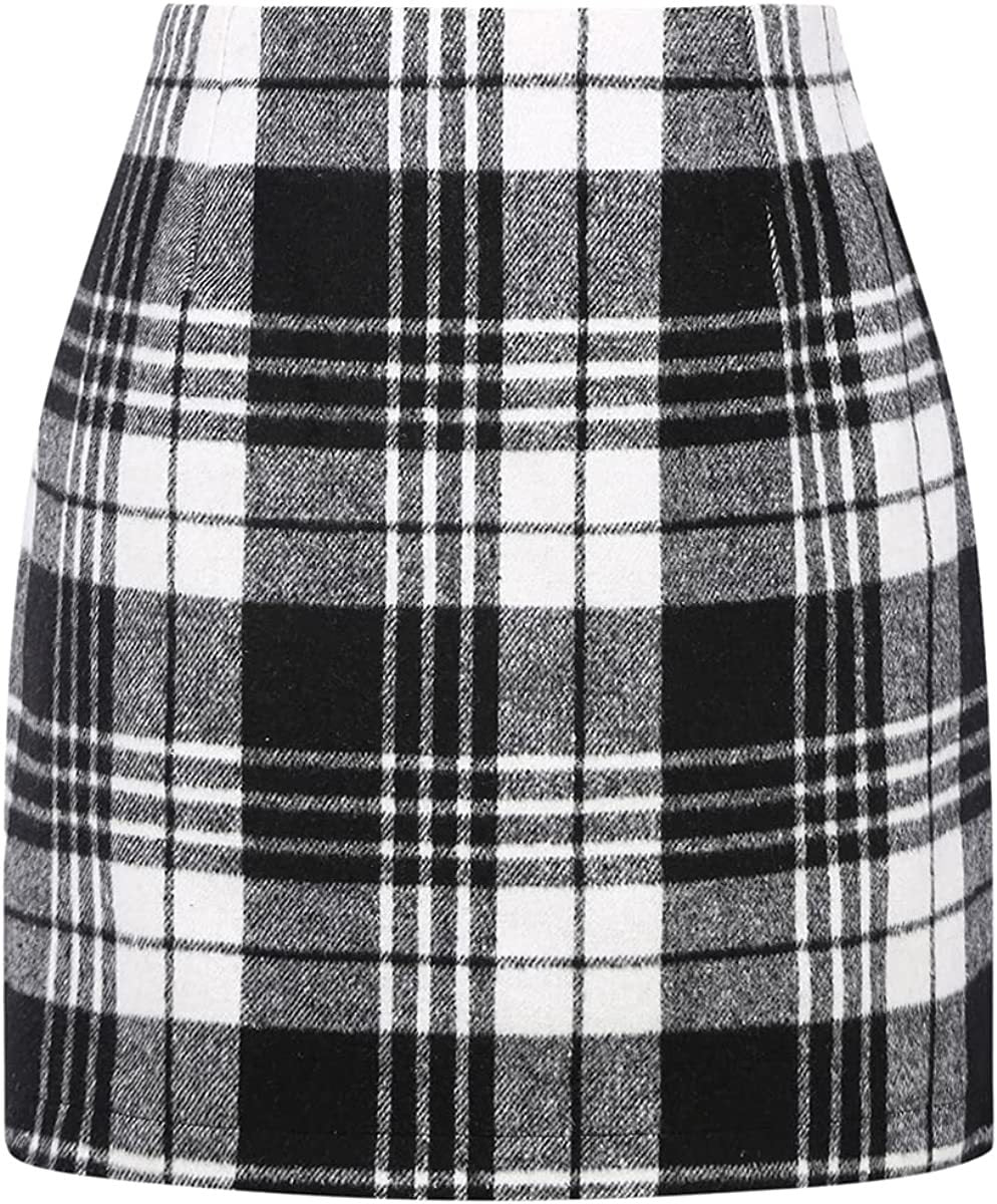 Plaid Mini Skirt