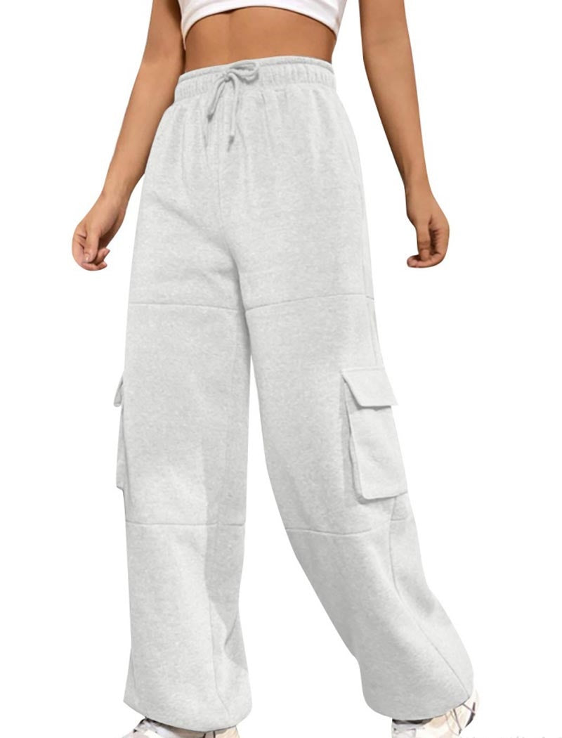 Wide-Leg Cargo Pants