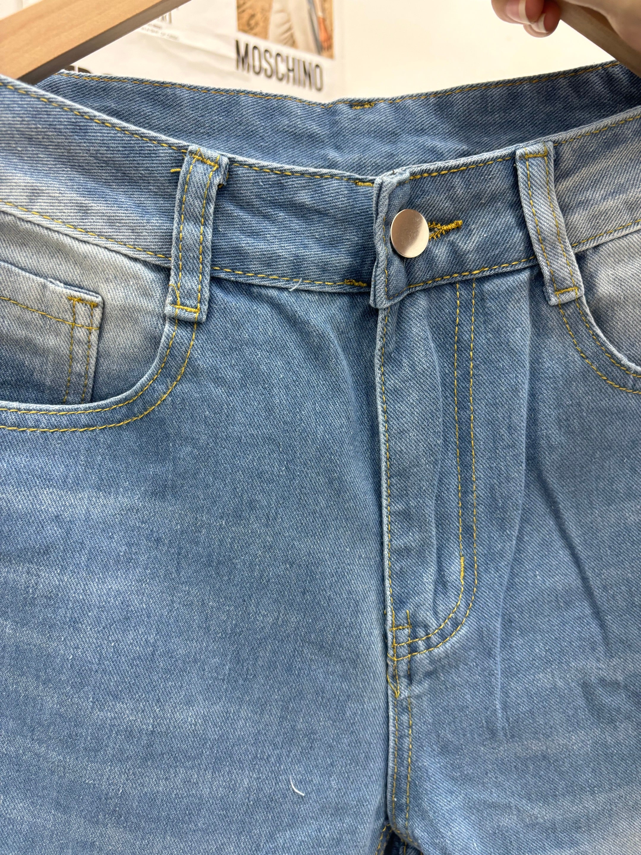 Distressed Flared Jeans