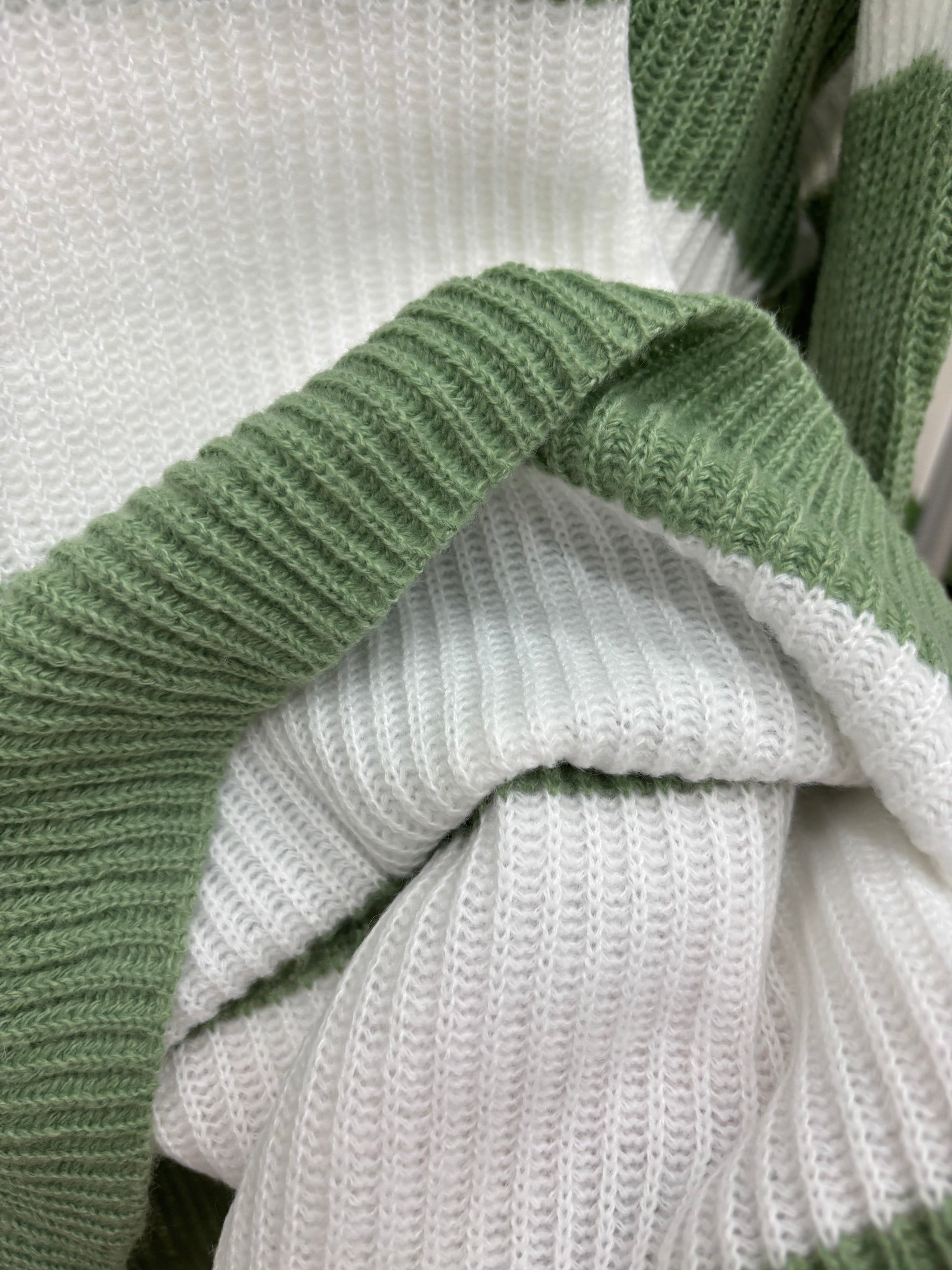 Oversized Striped Sweater