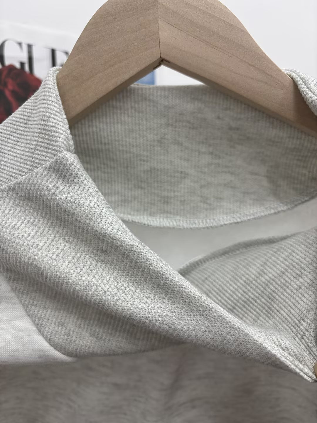 Mock Neck Oversized Pullover