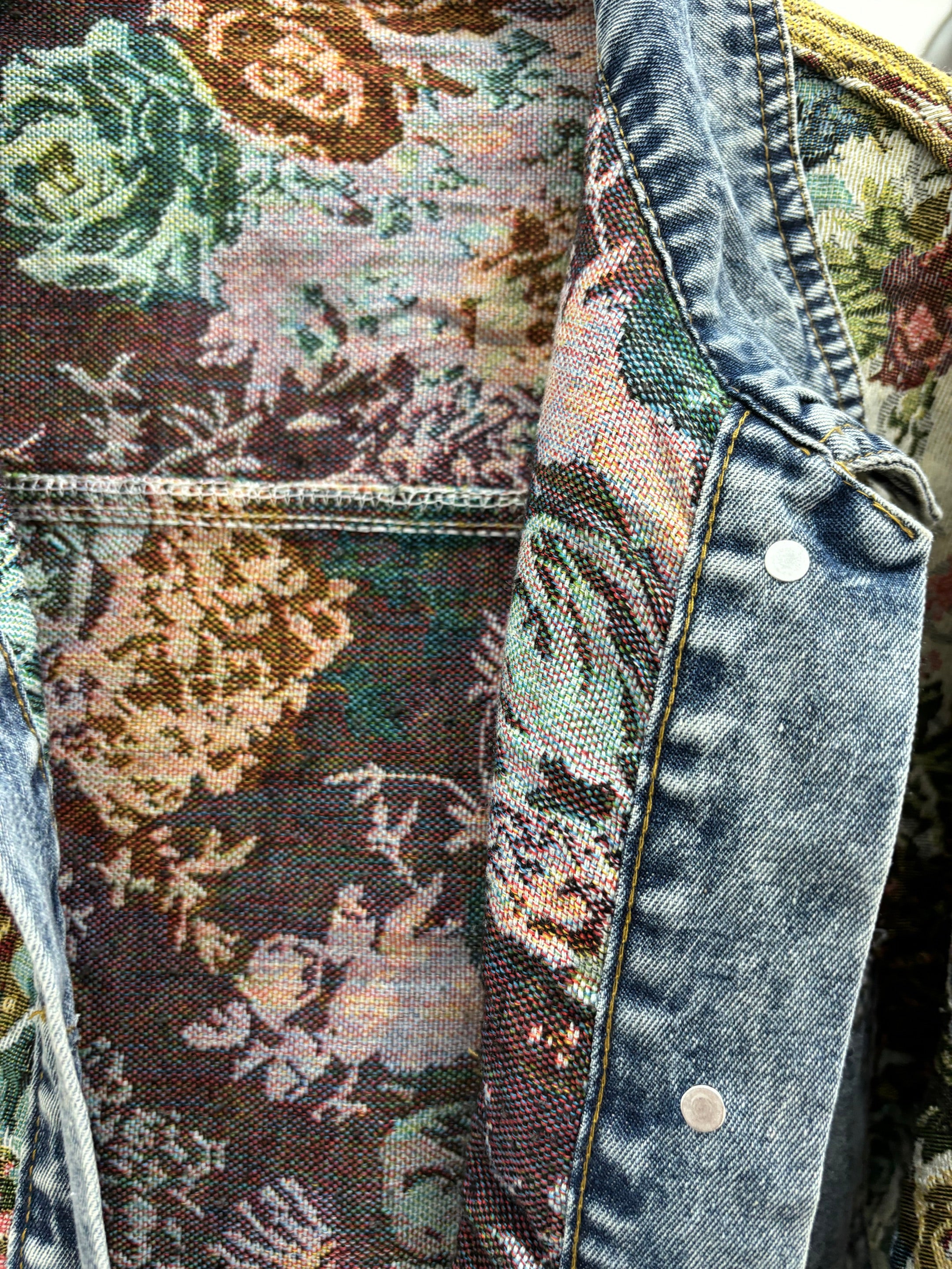 Floral Denim Jacket