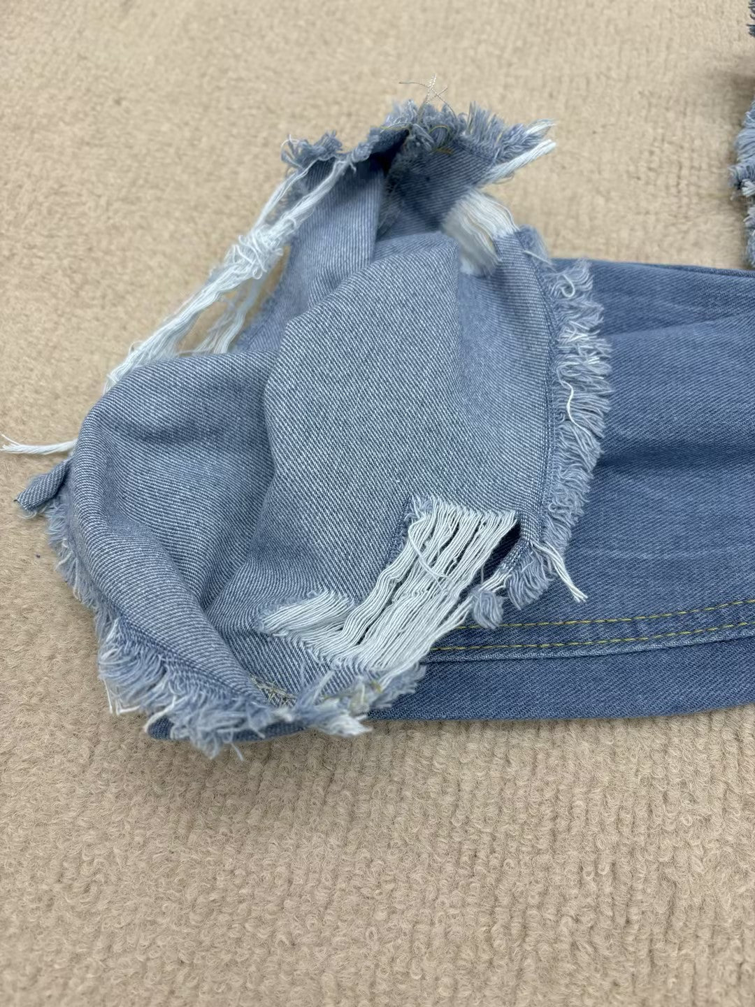 Distressed Flared Jeans