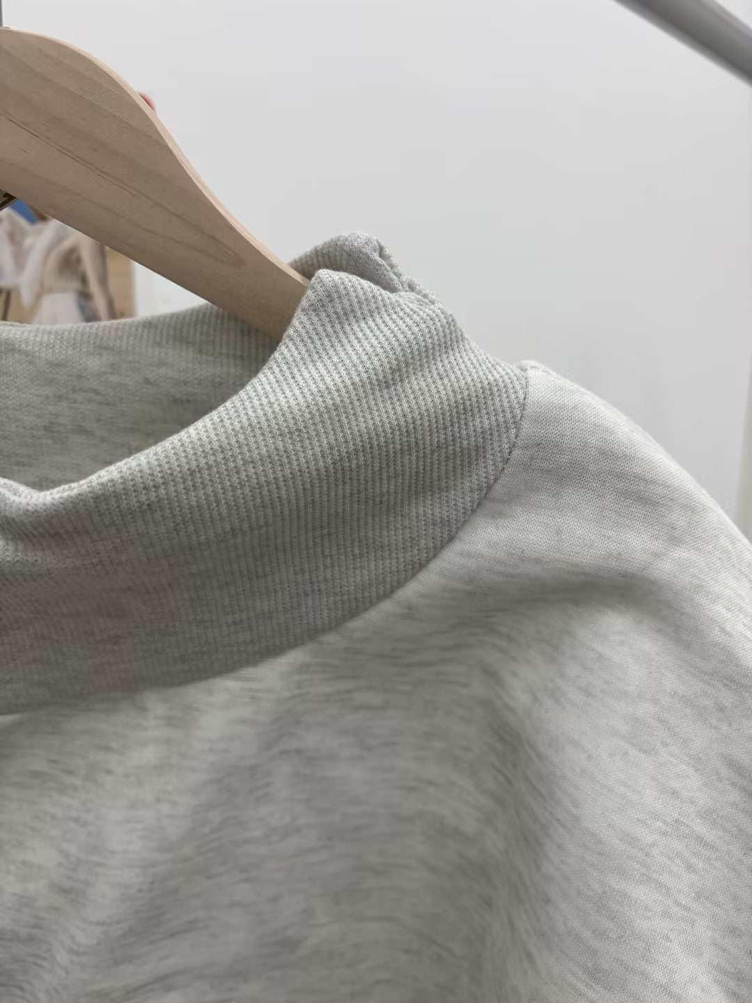 Mock Neck Oversized Pullover