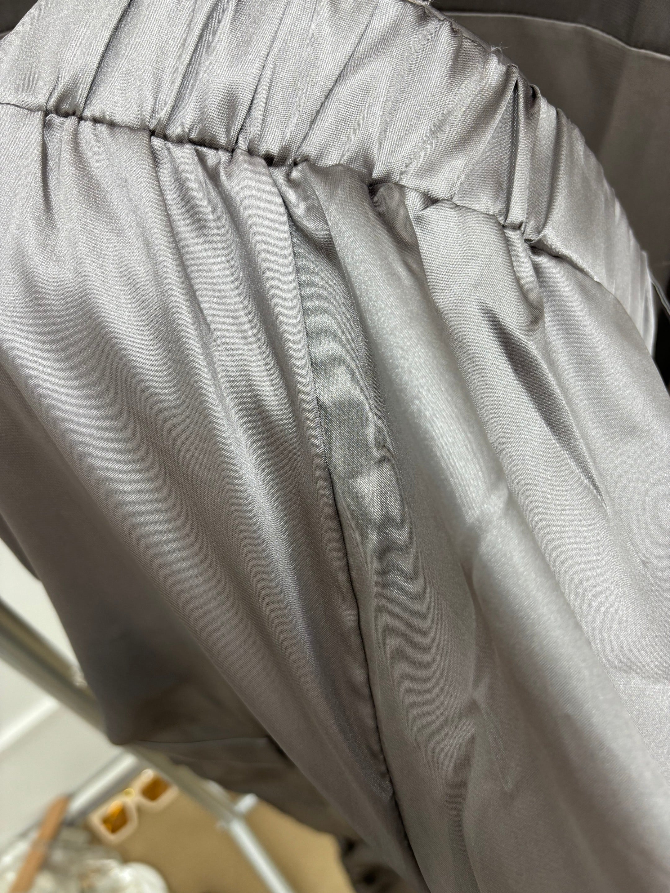 Satin Top and Cargo Pant Set