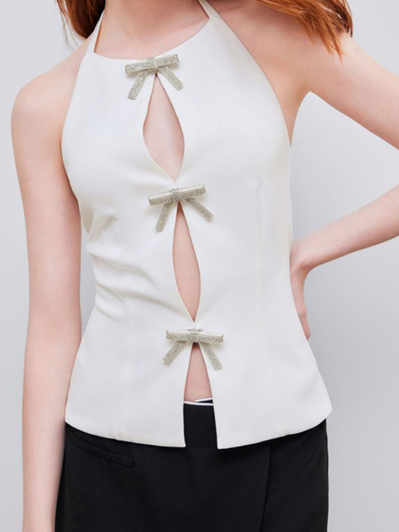 Halter Bow Tie Top