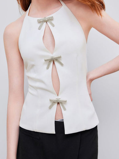 Halter Bow Tie Top